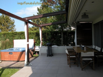 Luxus minimál villa saját stranddal, jakuzzival